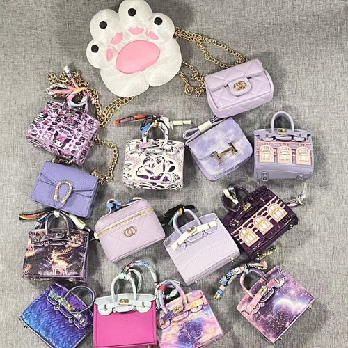 Genuine Leather Mini Bag Matching Game